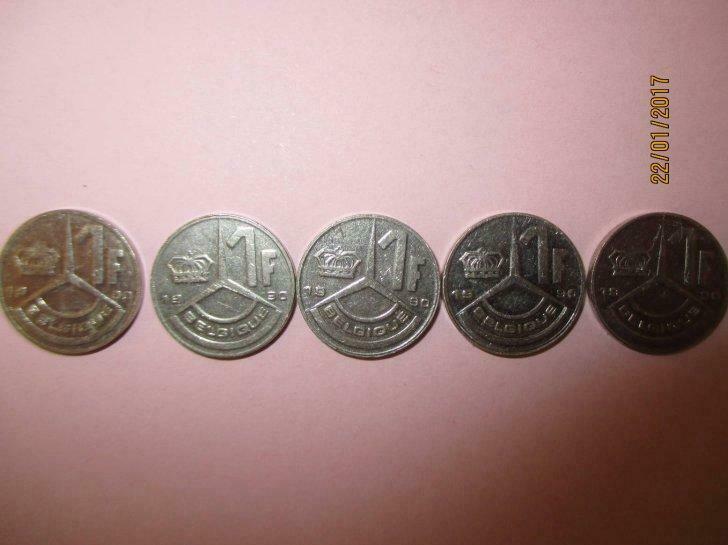 1 Frank België 1990, Enlèvement ou Envoi, Belgique