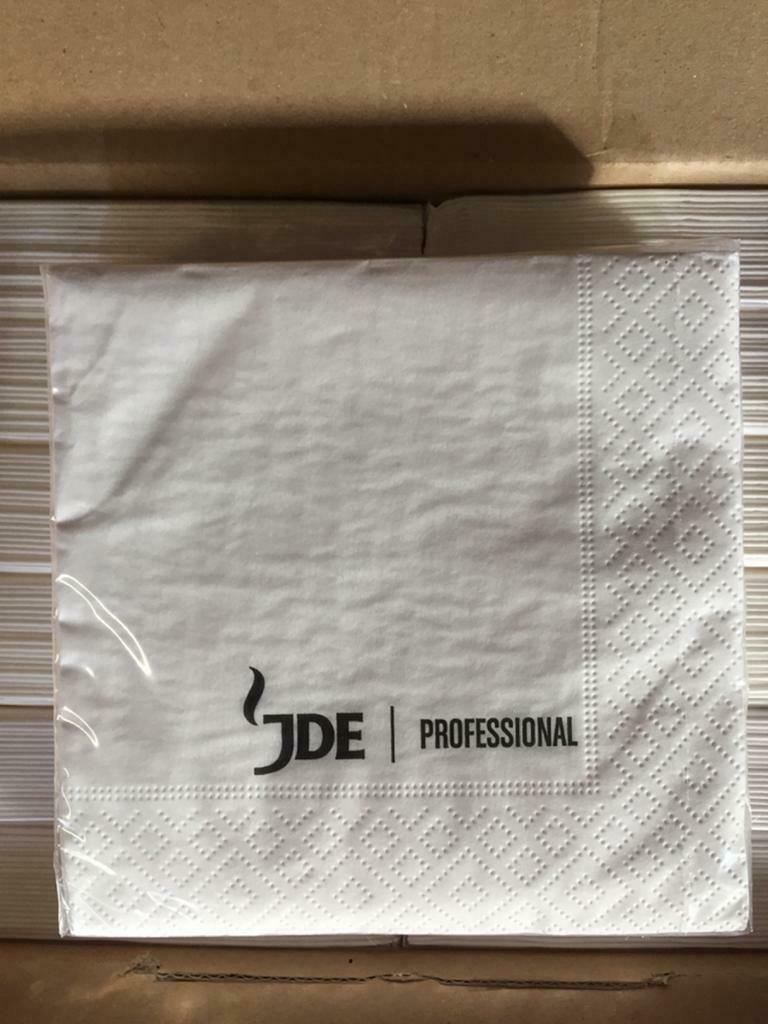JDE Jacobs Douwe Egberts - Papieren servetten - 12 x 20 st, Verzamelen, Ophalen of Verzenden, Nieuw, Gebruiksvoorwerp