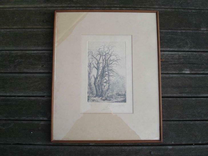 Prachtige ets van L. Vissenaekens, Antiek en Kunst, Ophalen of Verzenden