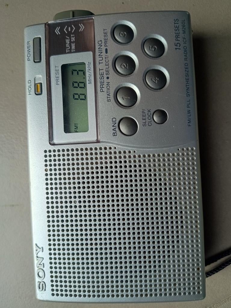 Sony fm lw radio, Ophalen of Verzenden, Gebruikt, Radio