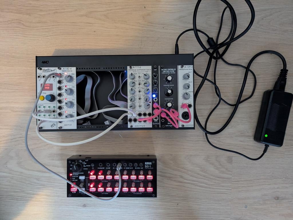 Eurorack Modular uitverkoop + case + sequencer, Enlèvement ou Envoi, Korg