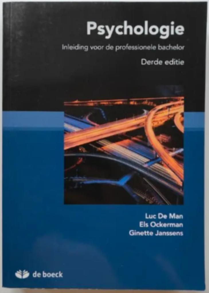 psychologie  - inleiding voor de professionele bachelor, Boeken, Ophalen of Verzenden