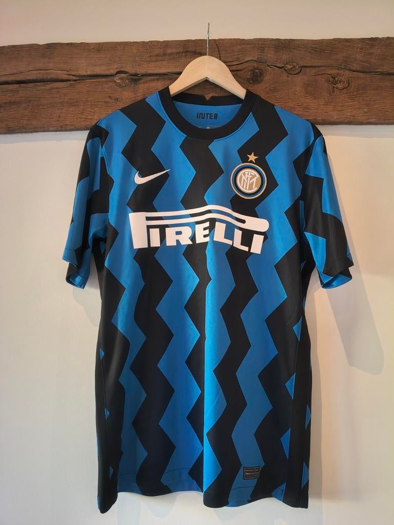 Thuisshirt Inter Milan 2020-2021 (amper gedragen) Maat M, Ophalen of Verzenden, Zo goed als nieuw, Shirt