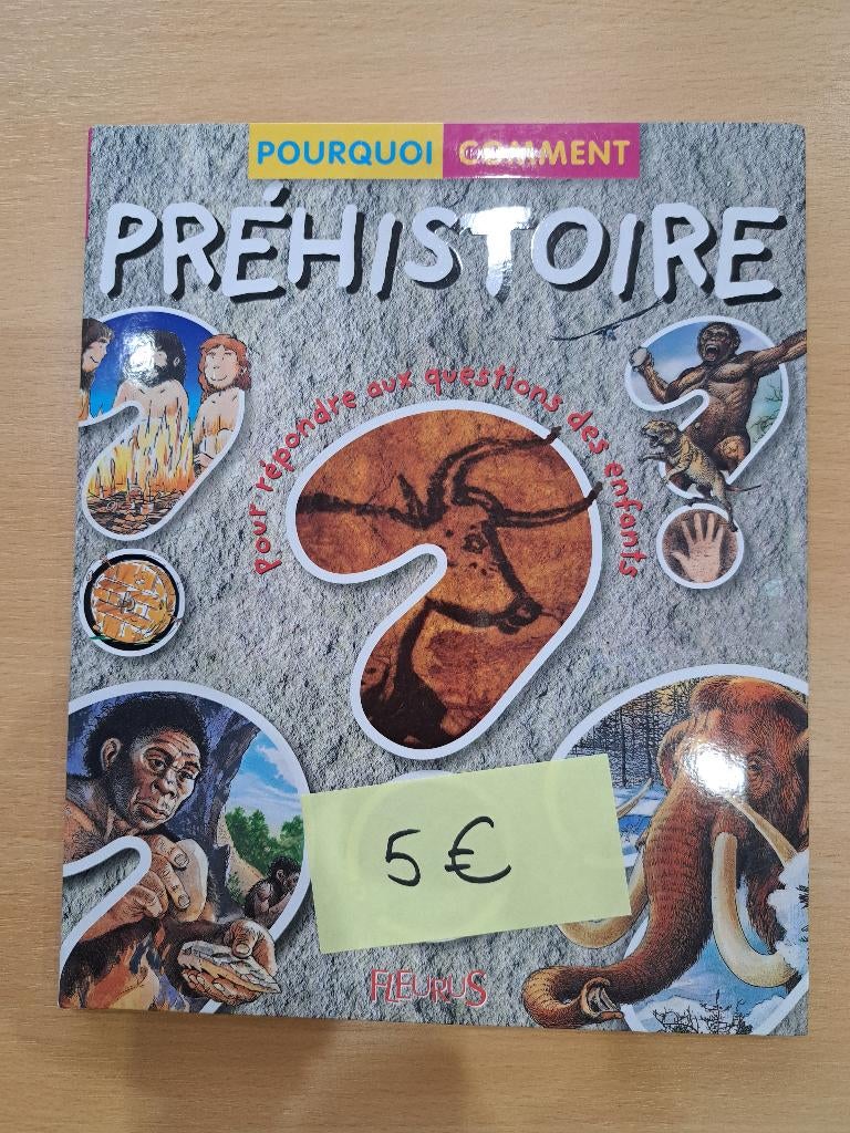 La préhistoire - Manuel scolaire Eveil, Enlèvement, Neuf, Primaire, Histoire