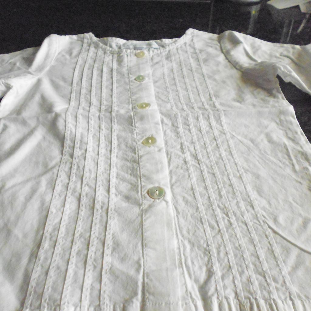 wit meisjes bloesje m116, Ophalen of Verzenden, Gebruikt, Meisje, Overhemd of Blouse