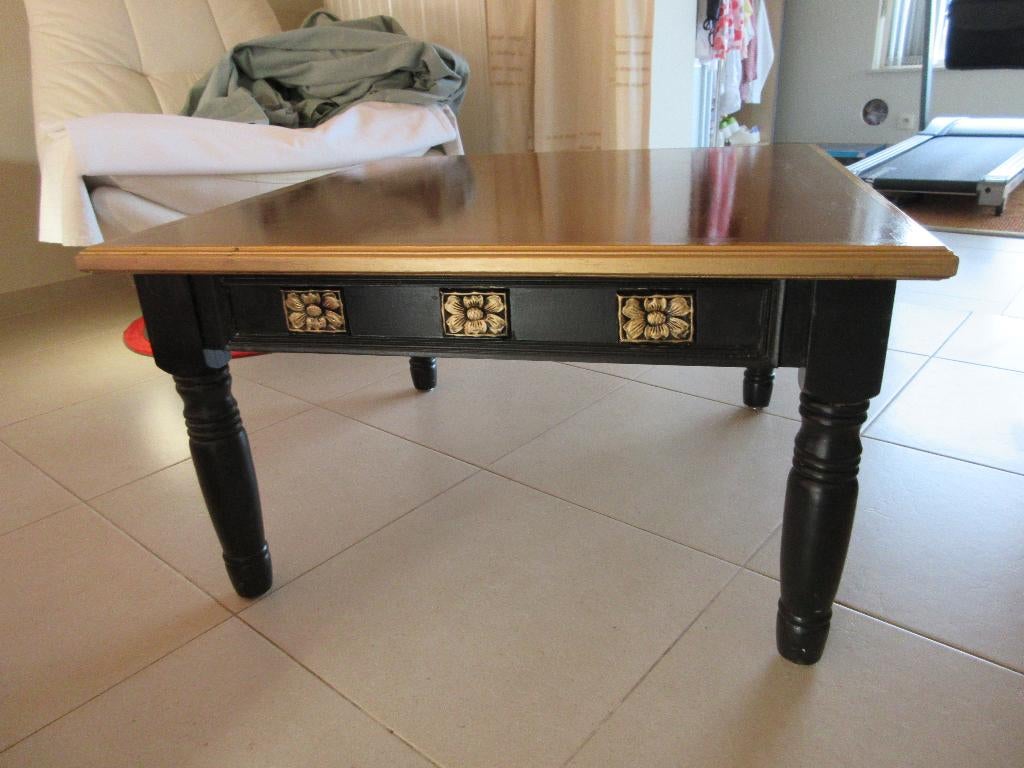 Salontafel lage tafel in hout Japans-Chinese oosterse stijl, Ophalen