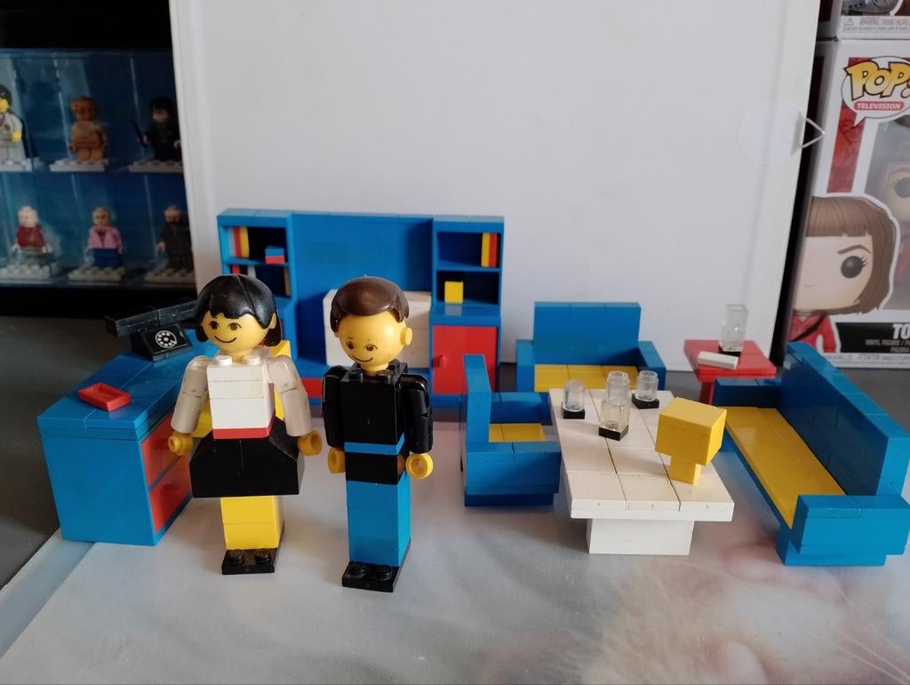 Lego 264 Homemaker Living room + handleiding, Kinderen en Baby's, Speelgoed | Duplo en Lego, Ophalen of Verzenden, Gebruikt, Complete set