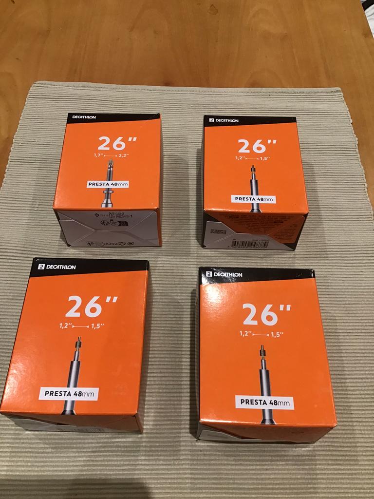 4 Binnenbanden 26", Fietsen en Brommers, Ophalen of Verzenden, Nieuw
