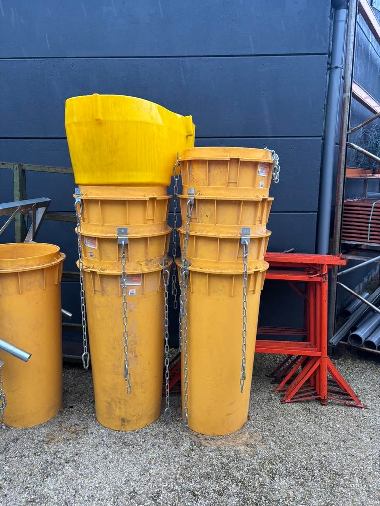 Afvalkoker 8-delig + draag constructie, Doe-het-zelf en Bouw, Buizen en Afvoer, Ophalen