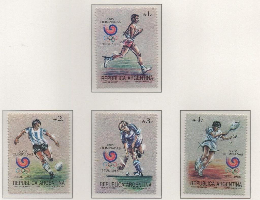 Jeux olympiques de Seoul 1988, Verzenden, Postfris, Sport