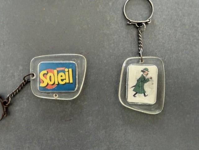 Tintin Astrérix Tournesol Porte clés Soleil, Envoi, Utilisé