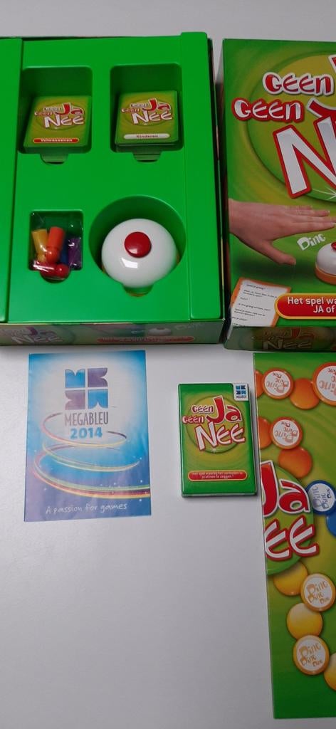 GEEN ja GEEN nee gezelsschapsspel, Enlèvement ou Envoi, Comme neuf, Megableu