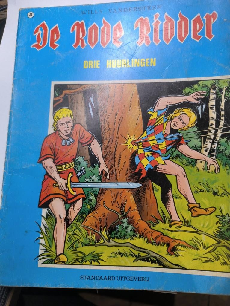 7 strips van "De rode ridder " voor 5 euro !, Ophalen