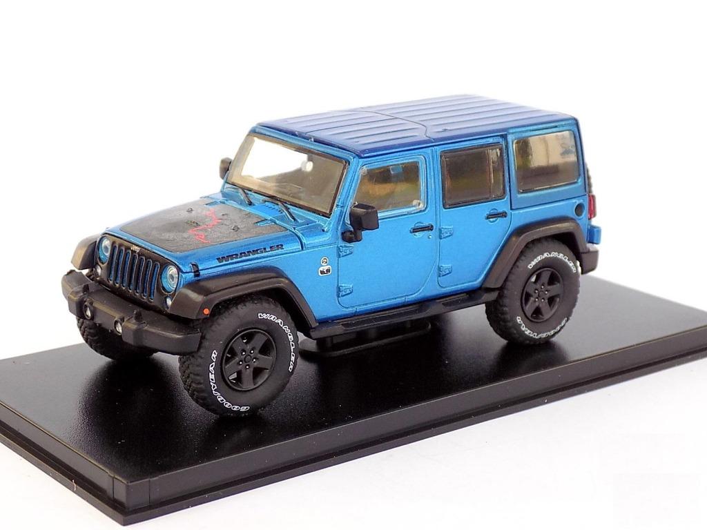 1:43 Greenlight Jeep Wrangler 4x4 Unlimited Black Bear Ed., Ophalen of Verzenden, Zo goed als nieuw, Auto