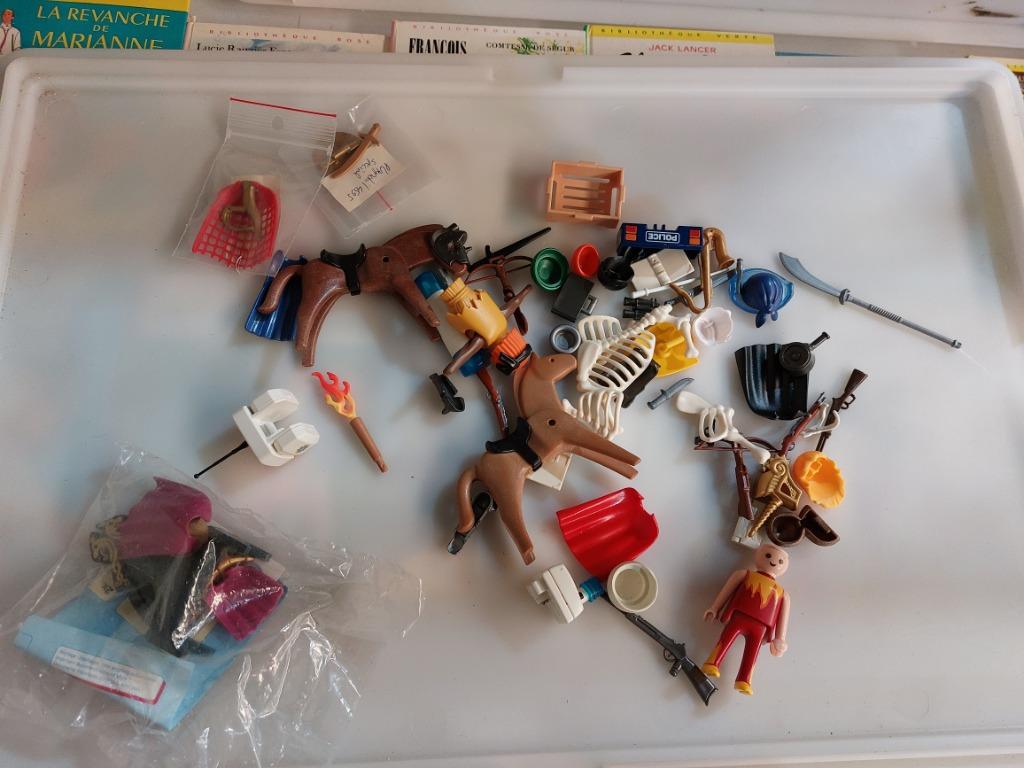 Lot playmobil, Enlèvement, Utilisé, Playmobil en vrac
