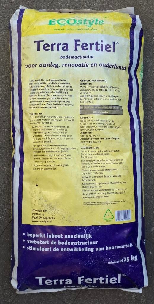 Terra Fertiel, bodemleven, voeding, bodemverbeteraar, Tuin en Terras, Ophalen