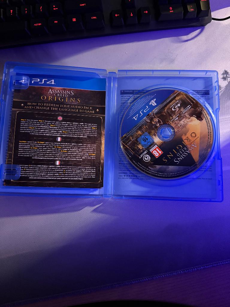 Assasins creed origins ps4, Enlèvement, Comme neuf
