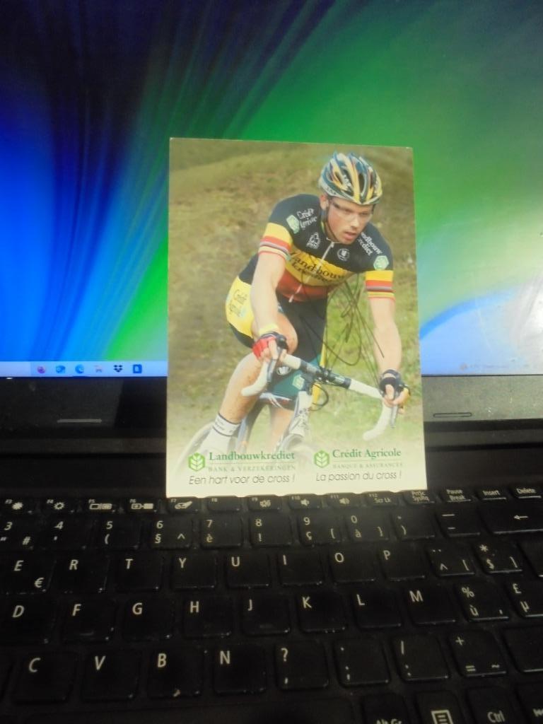 Sven Nys, Enlèvement ou Envoi, Comme neuf, Gravure