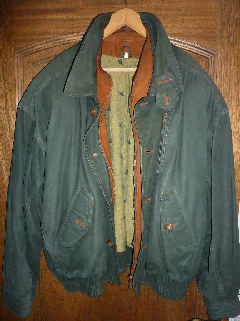 Blouson daim homme, Enlèvement, Porté, Taille 56/58 (XL), Autres couleurs