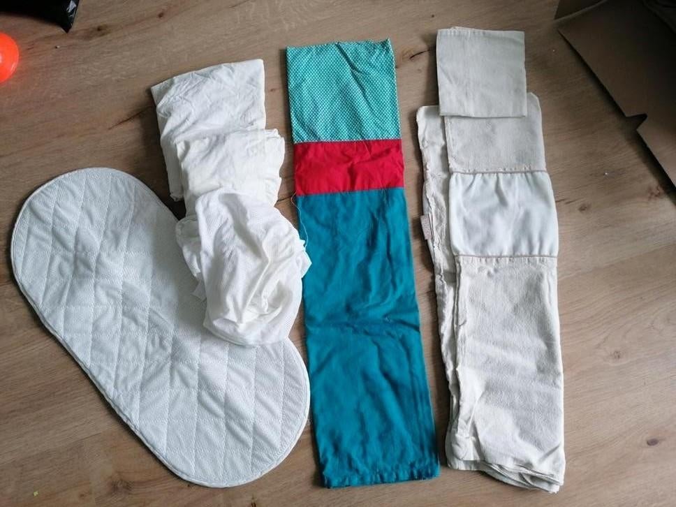 Beddengoed lakens wieg ledikant, Kinderen en Baby's, Ophalen of Verzenden, Zo goed als nieuw, Ledikant
