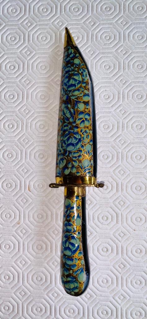 Vintage Indisch decoratief siermes, Antiek en Kunst, Ophalen