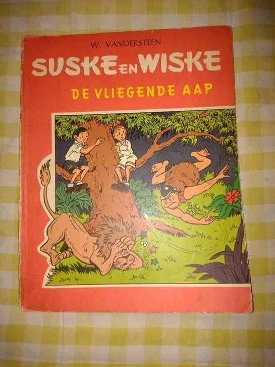 De vliegende aap 1e druk Gelijkvormige 2kleurenreeks, Envoi, Utilisé