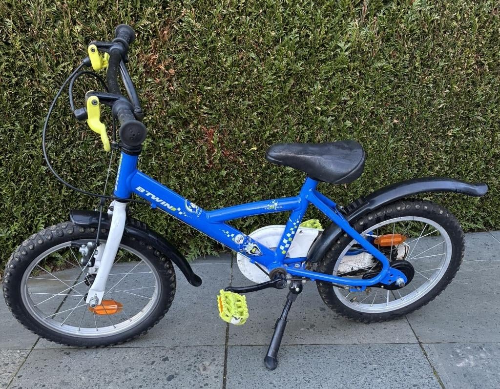Fiets 16" B-Twin - Cop Trooper, Fietsen en Brommers, Fietsen | Jongens, Gebruikt, 16 inch, Versnellingen, Ophalen