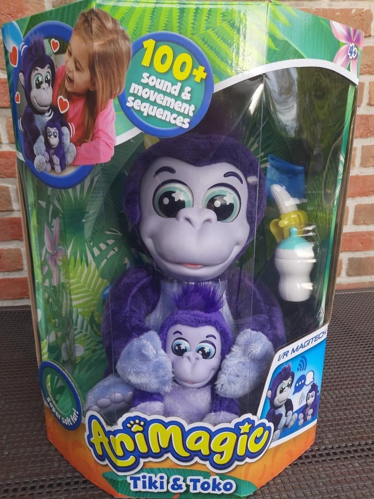 VR MAGITECH GRANDE  SINGE PELUCHE ANIMAGIC *NEUF*ST.-NICOLAS, Enlèvement, Neuf