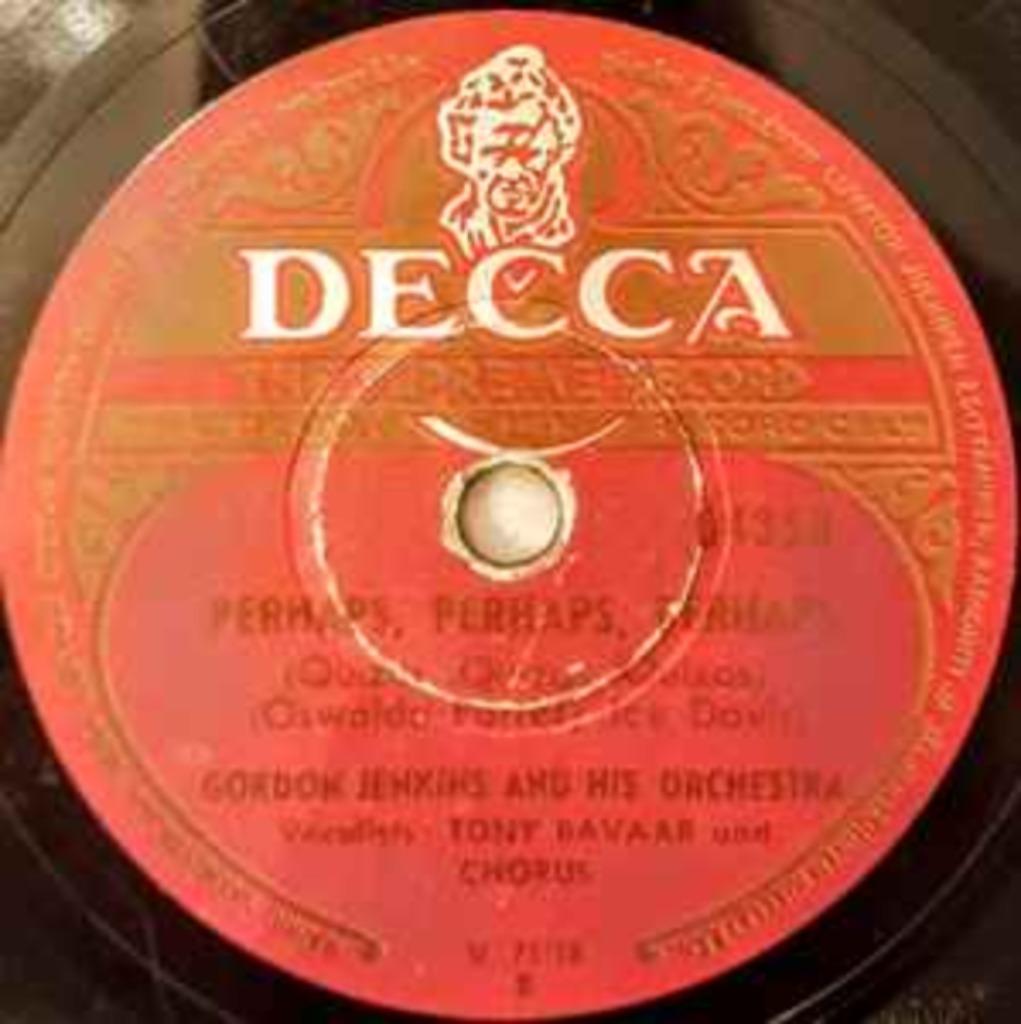 Gordon Jenkins en zijn orkest — Don't Cry Joe/Misschien, Ophalen