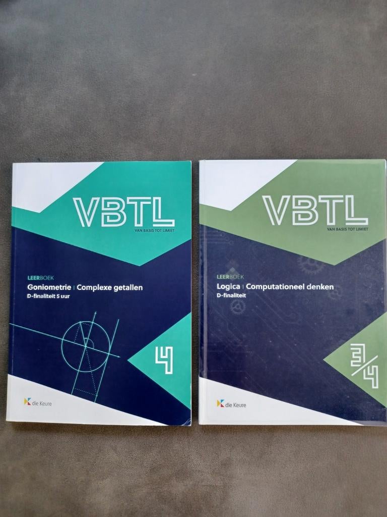 Boeken wiskunde VBTL doorstroom 2 stuks, Boeken, Ophalen, Zo goed als nieuw