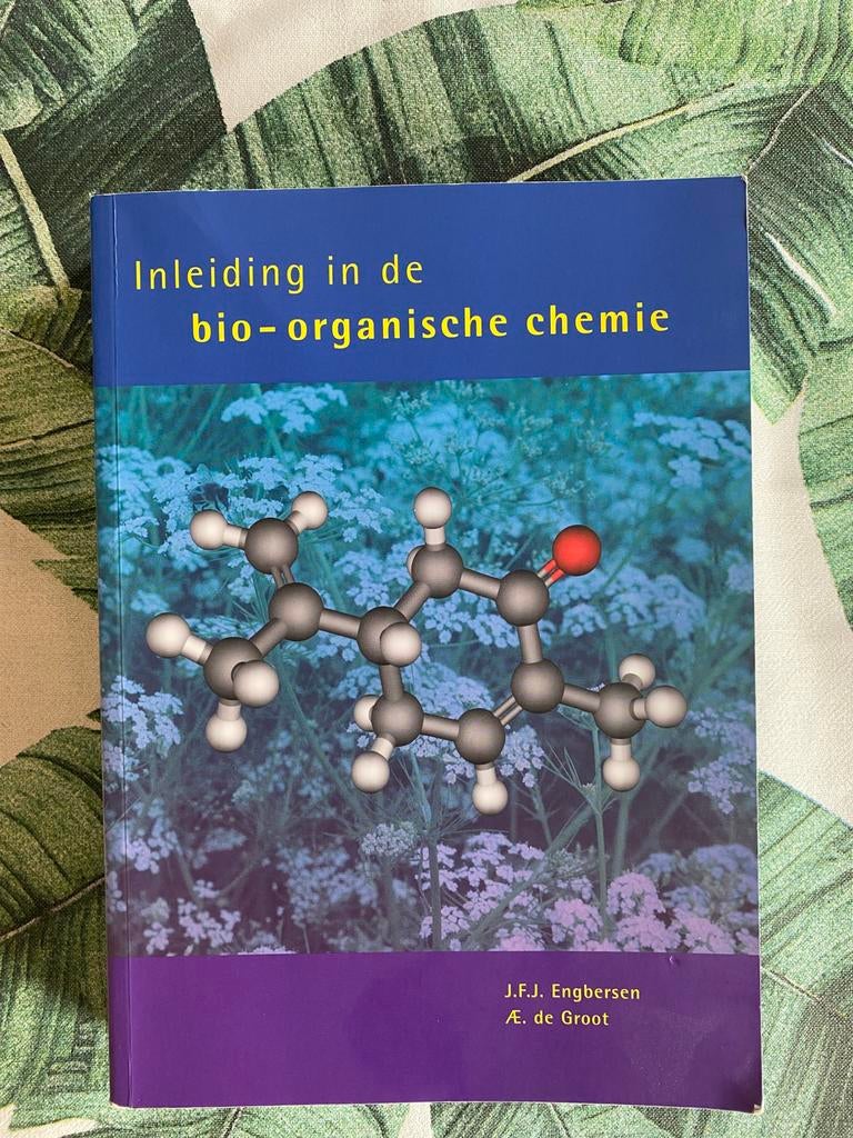 AE. de Groot - Inleiding in de bio-organische chemie, Boeken, Ophalen of Verzenden, AE. de Groot; J.F.J. Engbersen