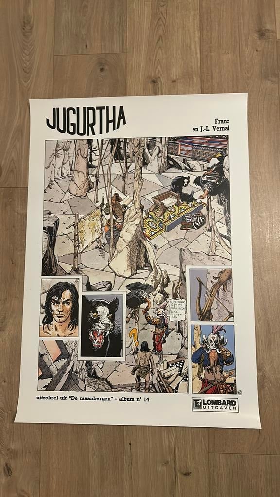 Affiche Franz Jugurtha Lombard, Ophalen of Verzenden, Zo goed als nieuw