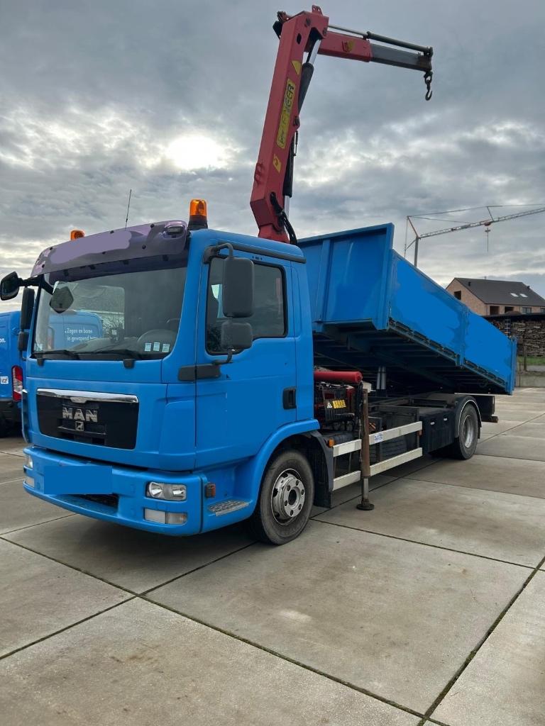 Man vrachtwagen, Auto's, Euro 5, Zwart, Blauw, MAN