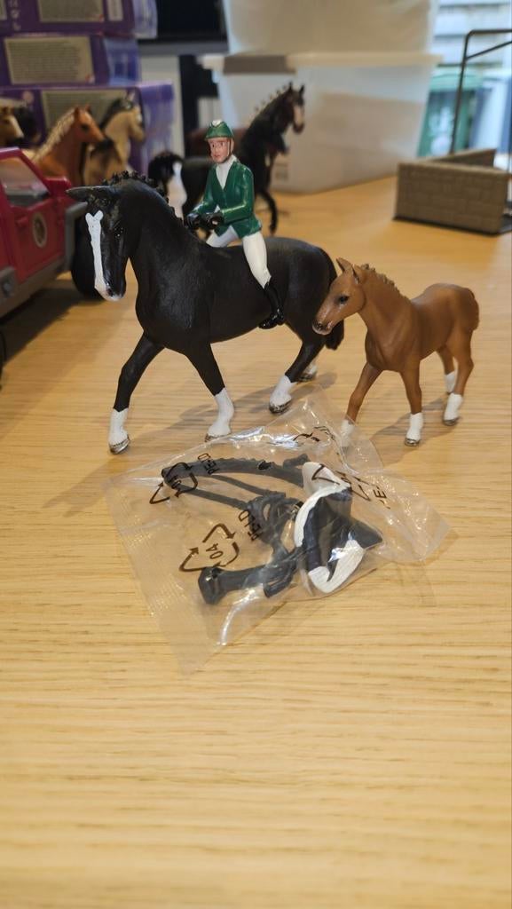 Schleich horse club Hannoveraan -set met ruiter, Ophalen of Verzenden, Zo goed als nieuw