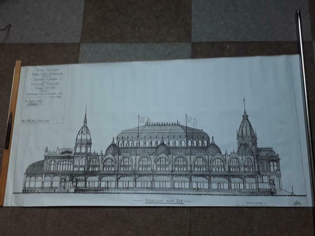 Plan Casino Oostende WO II, Ophalen of Verzenden