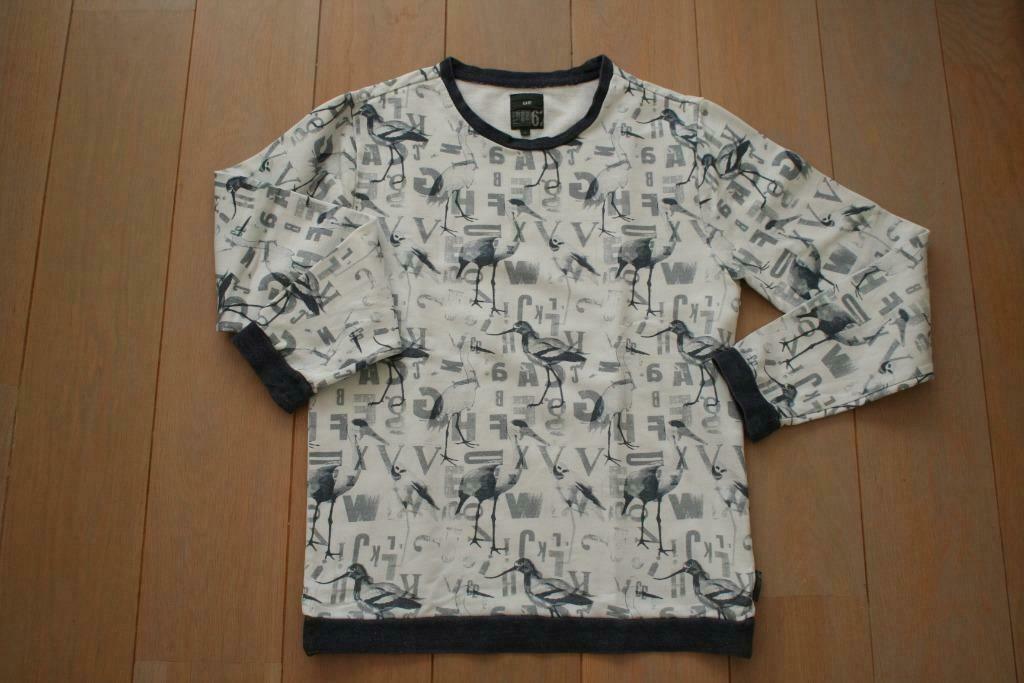 Sweater WE 'vogels' - maat medium, Ophalen of Verzenden, Gedragen, Maat 48/50 (M), Overige kleuren