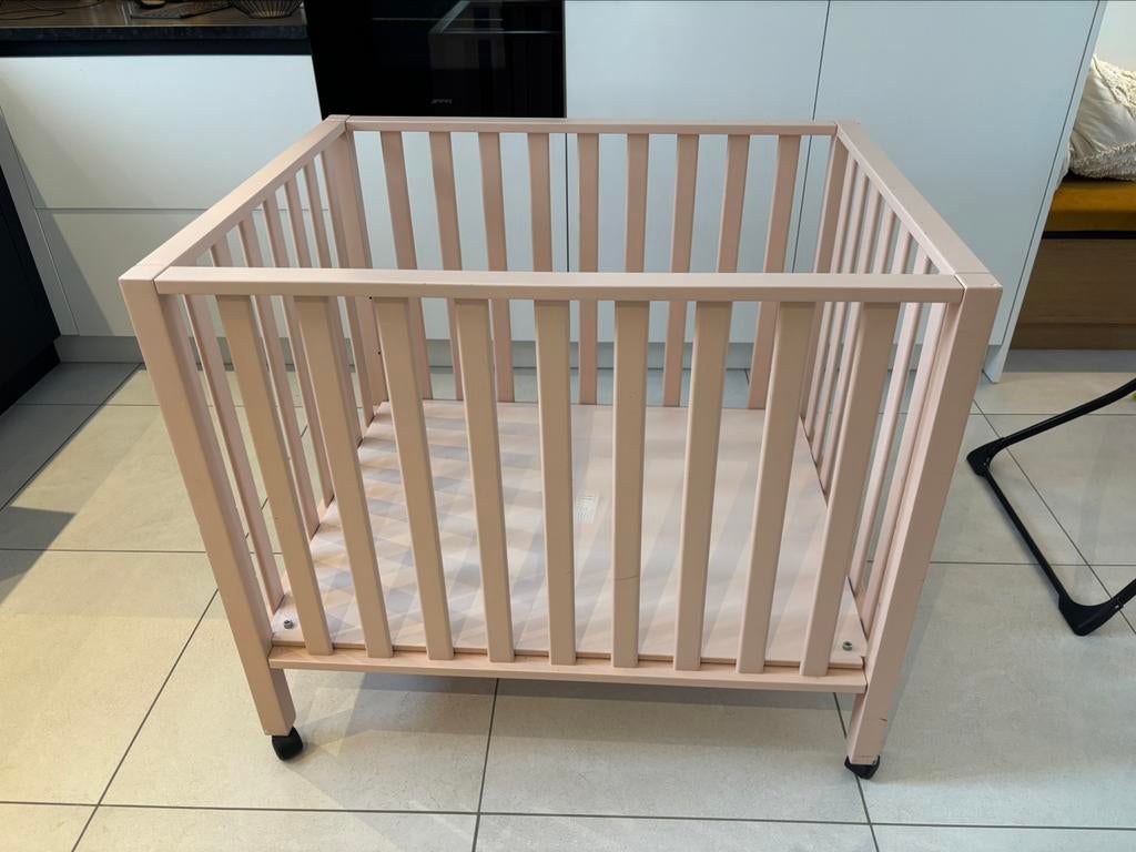 Babypark Serene pink 70 x 90, Kinderen en Baby's, Babyparken, Ophalen, Gebruikt, Rechthoekig, In hoogte verstelbaar