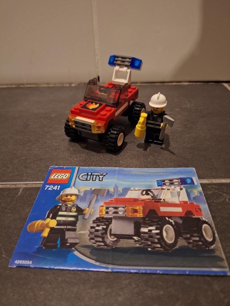 LEGO 7241 - Fire Car, Ophalen of Verzenden, Zo goed als nieuw, Complete set, Lego