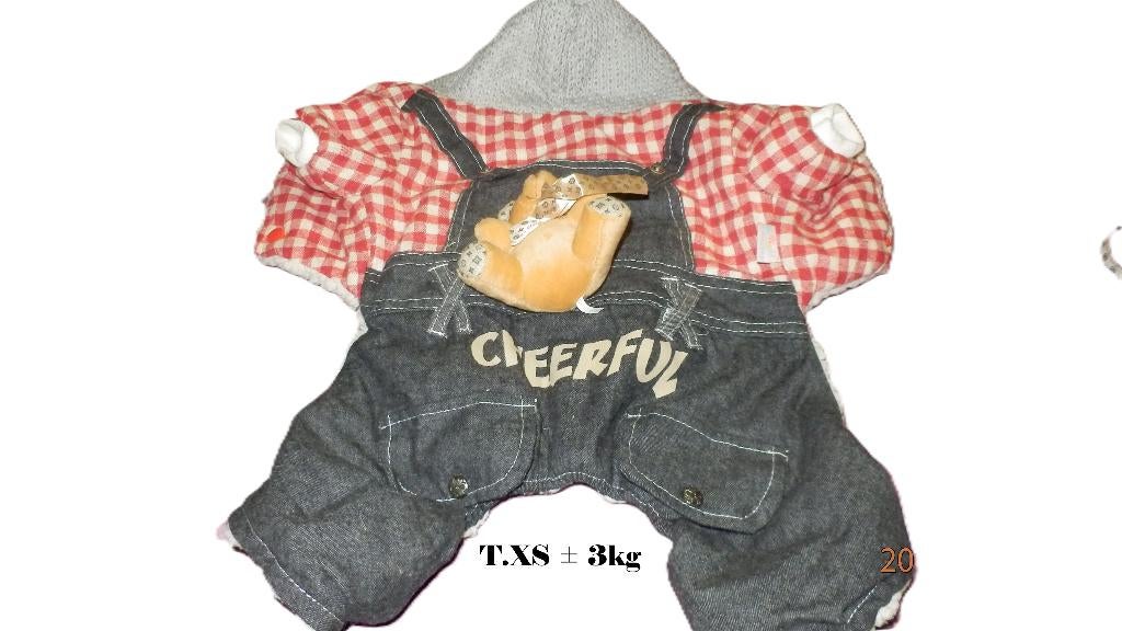 (2) -manteau chaud pour petit chien jeans T.XS - neuf -, Animaux & Accessoires, Enlèvement ou Envoi, Neuf, Manteau pour chien