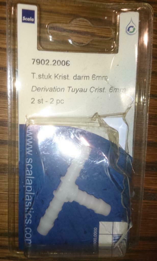 Déviation raccord tuyau 6mm, Enlèvement ou Envoi, Neuf