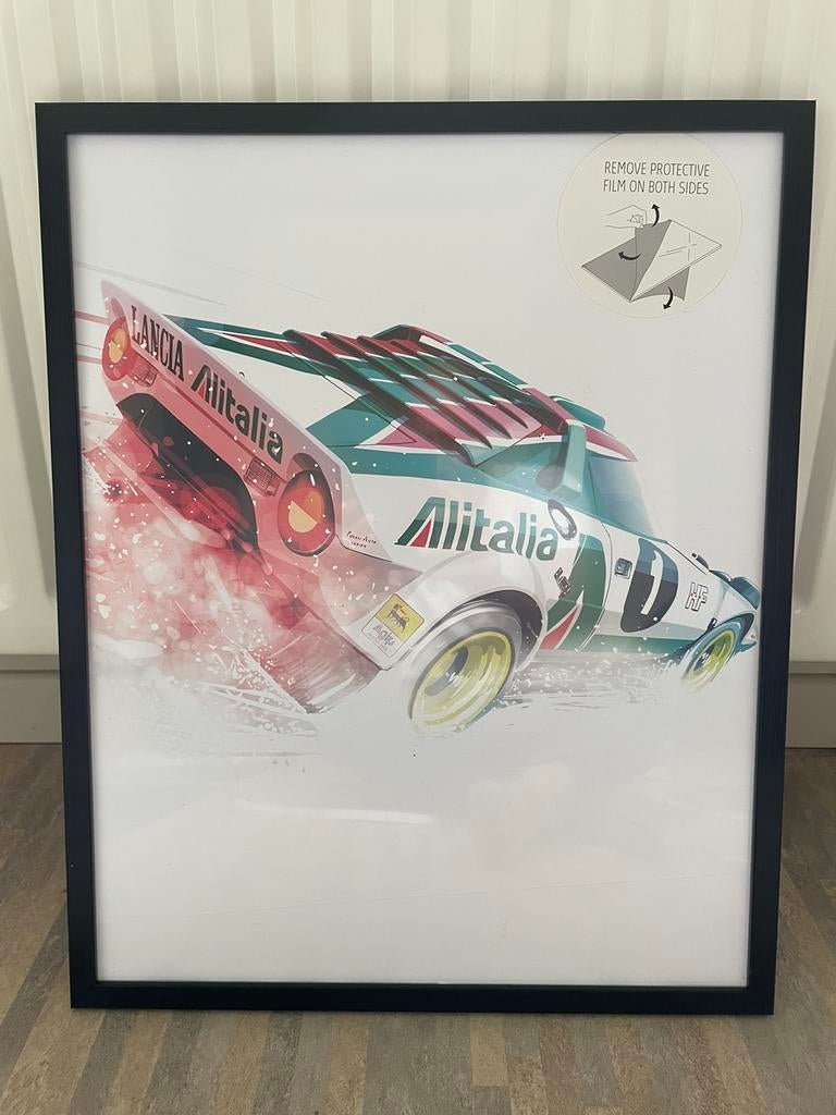 Motorsport print Lancia stratos, Ophalen
