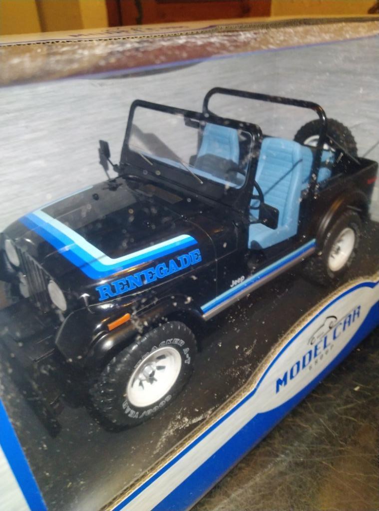 JEEP CJ-7 RENEGADE 1/18 MODEL CAR, Envoi, Neuf, Voiture, Autres marques
