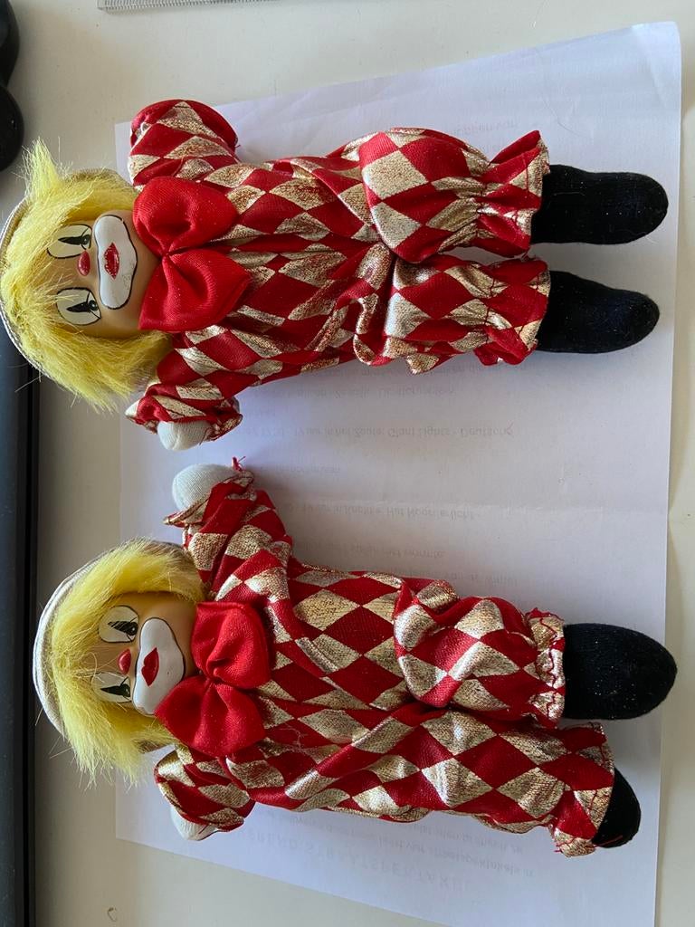 Twee identieke popjes. Decoratie, Ophalen of Verzenden, Zo goed als nieuw