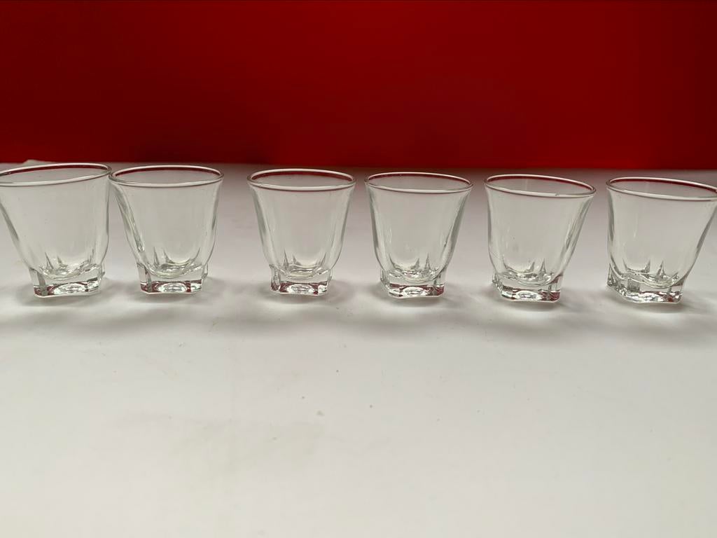 Lot de 6 verres à goutte, Antiquités & Art