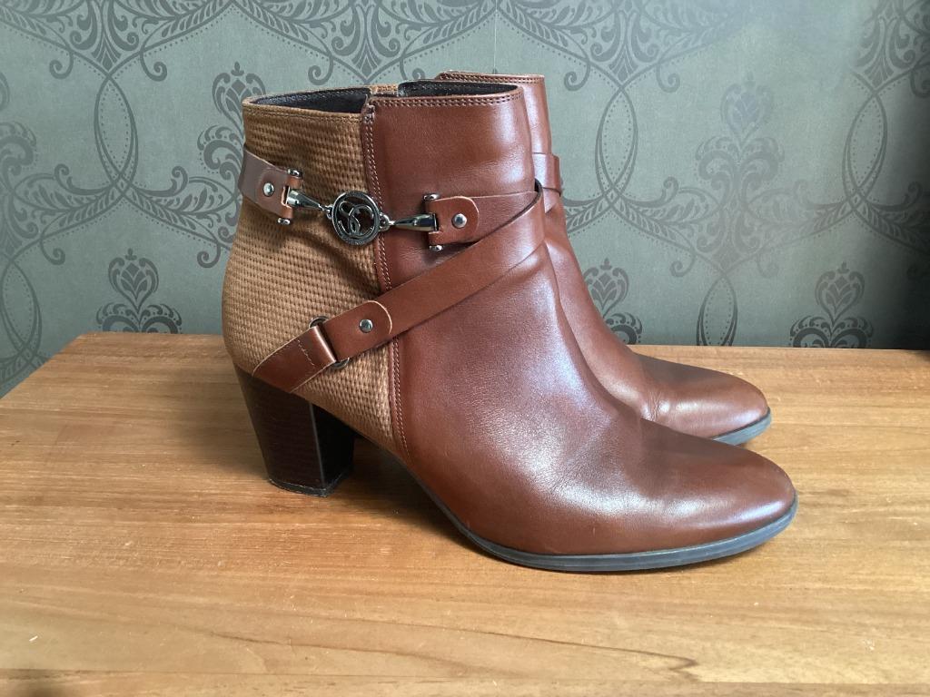 Bottines Scapa 41 cognac, Vêtements | Femmes, Chaussures, Scapa, Enlèvement ou Envoi, Comme neuf, Brun