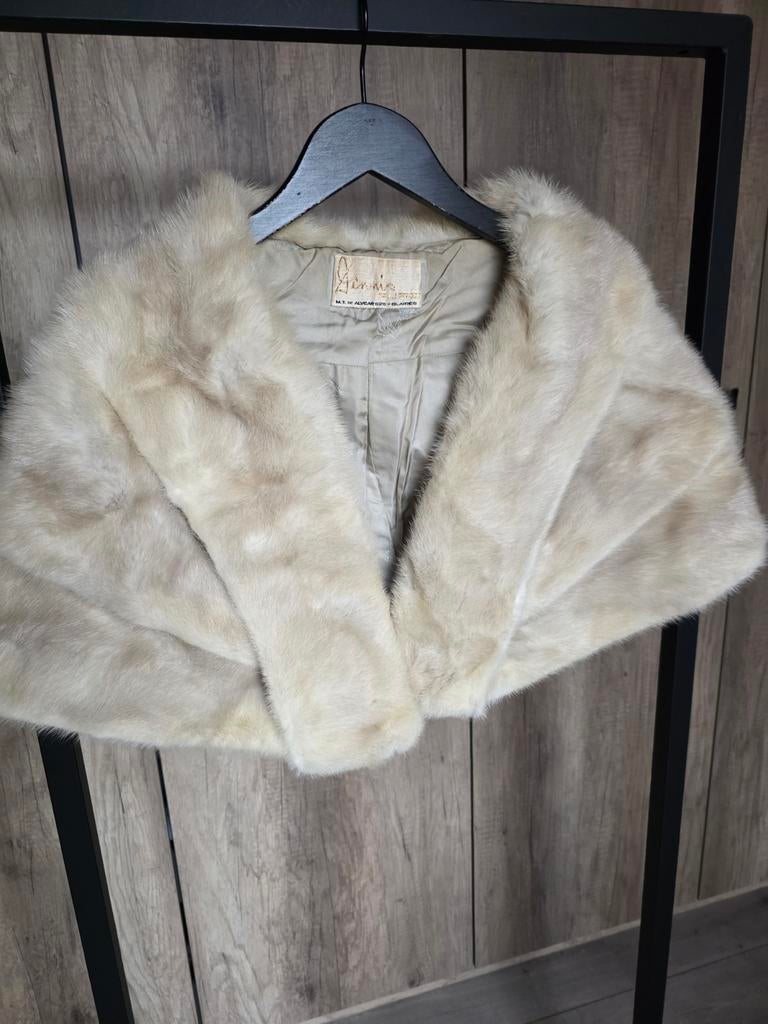 Vintage stola, Dennis Furs, crème/ivoor, Kleding | Dames, Ophalen