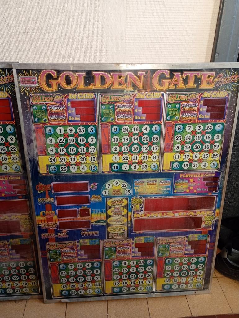 2 golden gate-glazen in goede staat zonder klauw, Ophalen