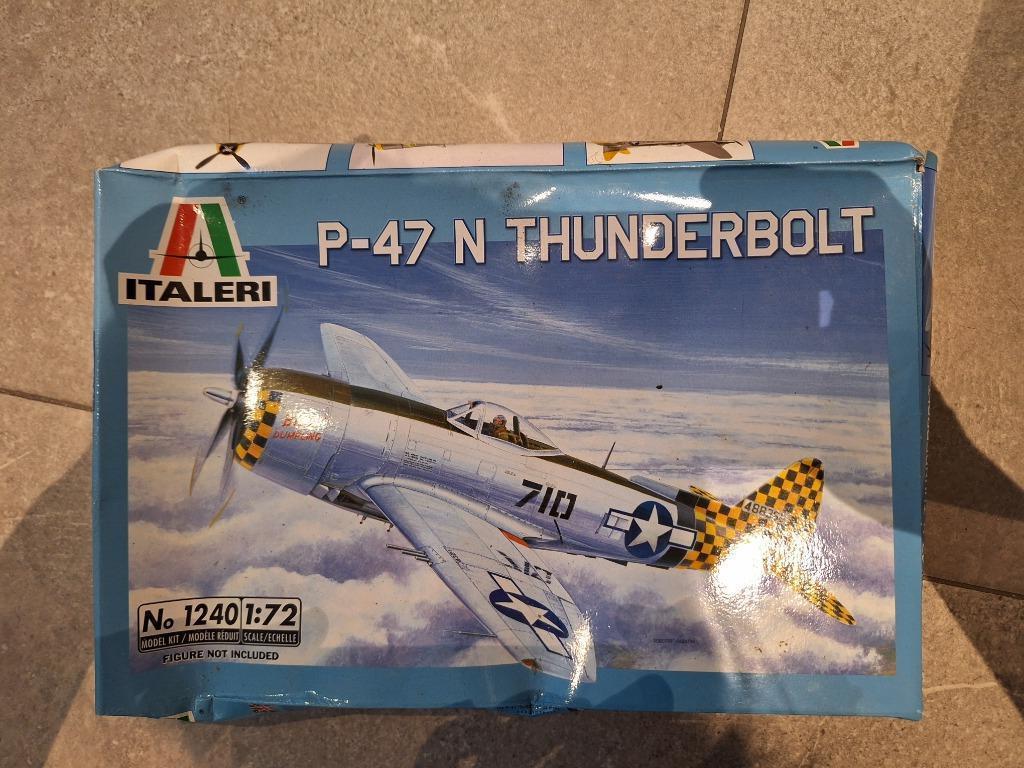 Italeri P-47 N Thunderbolt, Hobby & Loisirs créatifs, Modélisme | Avions & Hélicoptères, Enlèvement, Italeri