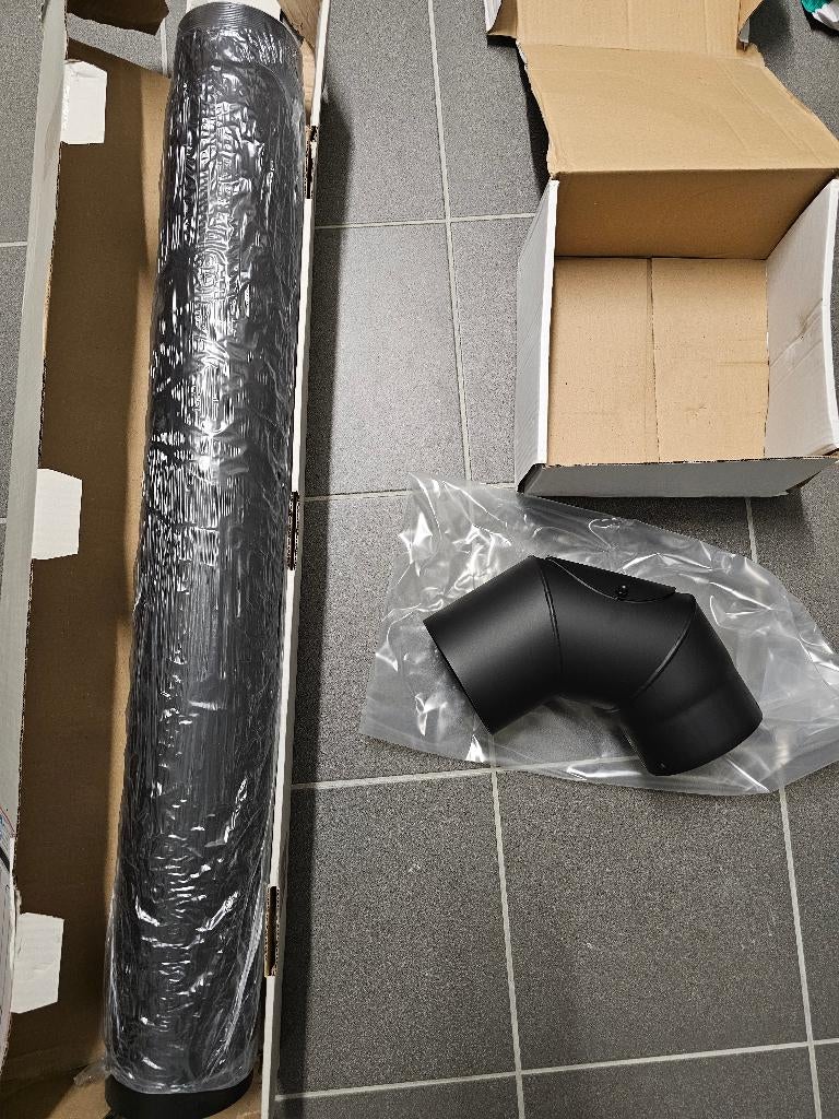 Kachelpijp 125 mm, Ophalen, Nieuw