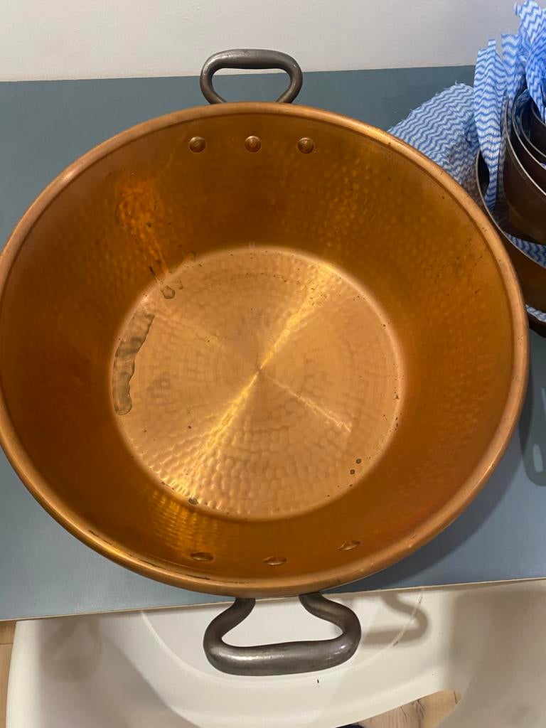 Bassine confiture cuivre speciale VILLEDIEU neuve, Enlèvement, Cuivre